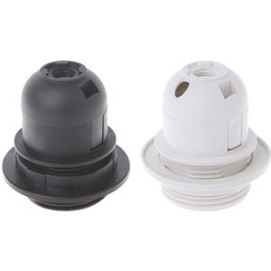 E27 Lamp Houder Edison Schroef Cap Socket Wit/Zwart Hanger Plafondlamp L15