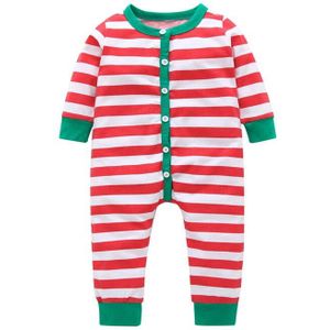 Pasgeboren Baby Kids Jongens Meisjes Xmas Pyjama Katoen Romper Een Stuk Nachtkleding Set