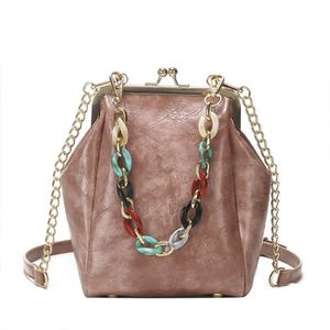 Vrouwen Shell Tas Reizen Strand Emmer Zak Clip Avondtasje Ins Acryl Luxe Handtas Banket Party Purse Schouder tassen