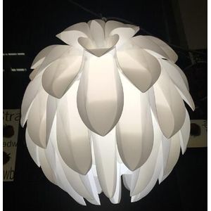 Diy Pvc 100-240V Lamp Shades Led Lichtpunt Bloemen Bloemblaadje Vorm 45Cm Hanglamp Cover Home decor Pvc Plastic Voor Slaapkamer