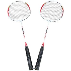 Lichtgewicht Badminton Set 2 Stks/set Duurzaam Aluminium Training Badminton Racket Met Draagtas Sport Apparatuur