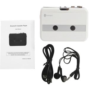 Mini Cassette Speler Tape Record Fm Radio Met 3.5Mm Koptelefoonaansluiting Volumeregeling