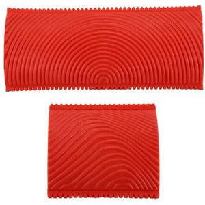 2 Stuks 3 Inch 6 Inch Imitatie Houtnerf Verf Roller Borstel Muurschildering Gereedschap Sets Muur Textuur Art Schilderen tool Set