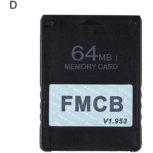 Game Console Geheugenkaart Slim High Speed 8Mb/16Mb/32Mb/64Mb Fmcb Gratis mcboot V1.953 Gaming Data Storage Card Voor PS2