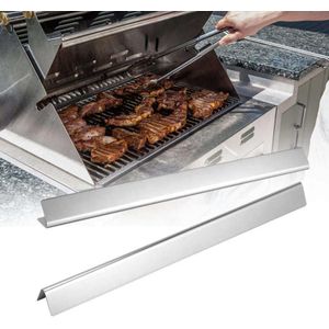 2 Stuks Gas Barbecue Grill Warmte Plaat Bbq Warmte Tenten Accessoires Onderdelen Voor Weber/Geest Serie