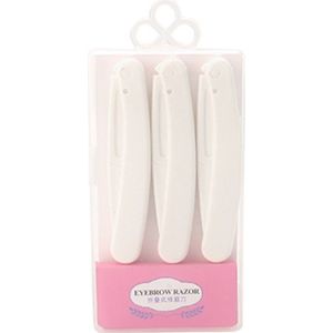 3 Pcs Professionele Draagbare Wenkbrauw Trimmer Sharp Wenkbrauw Scheermes Beauty Producten Voor Vrouwen