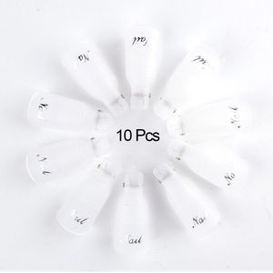 10Pcs Nail Art Remover Clip Gel Polish Soakers Uv Nail Ontvetter Polish Wrap Tool Herbruikbare Nagels Losweken Cap clip Manicure