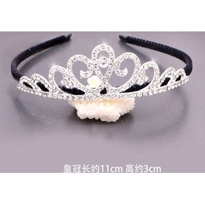 Kinderen Kroon Haar Hoepel Sieraden Prinses kinderen Meisje Crystal Crown Sieraden Haar Kaart Mooie