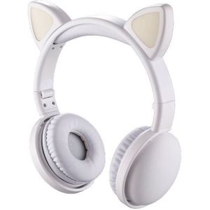 Led Cat Ear Noise Cancelling Hoofdtelefoon Bluetooth 5.0 Meisjes Kids Leuke Headset Ondersteuning Jack 3.5Mm Mic Gaming headset