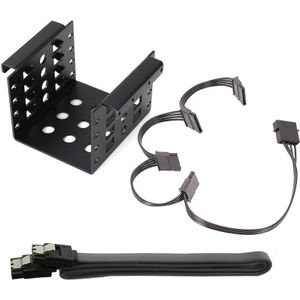 XT-XINTE 4-Bay Aluminium 3.5 Inch Tot 2.5 Inch Harde Schijf Hdd Ssd Converter Adapter Montagebeugel Caddy lade