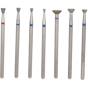 7 Stks/set Diamant Elektrische Nail Boren Slijpen Burr Snijders Voor Pedicure Manicure Nail Cuticle Bestanden Gereedschap Manicure Tool
