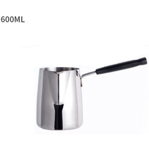 Espresso Dampende Pitcher Latte Melk Opschuimen Jug Wax Melt Pot Lange Handvat Kaars Zeep Smelt Pot Metalen Koffie Toroid Pitcher