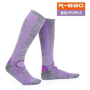 R-BAO Winter Warm Mannen Vrouwen Thermische Ski Sokken Dikke Katoenen Sport Snowboard Fietsen Skiën Voetbal Beenwarmers Lange Sokken 3321 M