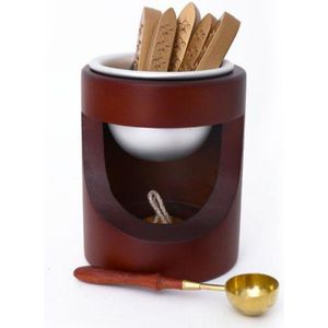 Vintage Zegellak Oven Fornuis Pot Stempel Voor Wax Afdichting Decoratieve Ambachtelijke