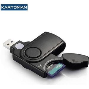 Kartoman Usb 3.0 Multi Memory Card Reader Adapter Cardreader Voor Micro Sd/Tf Microsd Lezers Laptop Computer