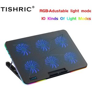 Tishric F5 Laptop Koeler Base Koelventilator Radiator Notebook Stand Notebook Koeler Ondersteuning Laptop Accessoires