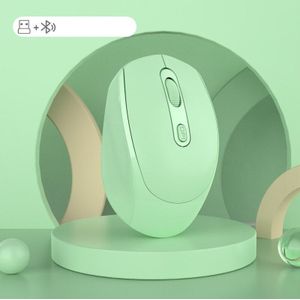 Draadloze Muis Bluetooth Oplaadbare Muis 2.4G Usb Stille Bluetooth 5.0 Muis Mini Geruisloze Muizen Voor Desktop Computer Laptop