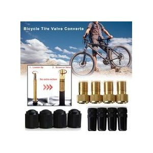 12pcs Bike Valve Adapter Franse Air Nozzle Om Amerikaanse Adapter Fietsband Valve Converter Pomp Accessoires Fietsen Tire Gereedschap