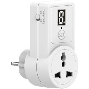 Mini Digitale Timer Schakelaar Stopcontact Plug-In Tijd Controle Voor Keuken Elektrisch Apparaat Eu Plug