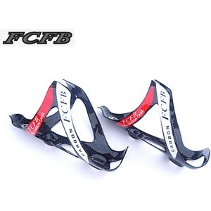 FCFB FW wit rood top carbon fiets bidonhouder water houder 20g