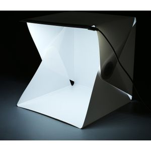 Gosear 22X24X24Cm Opvouwbare Led Fotostudio Fotografie Tent Achtergrond Lichtbak Lichttafel Verlichting Softbox Accessoires kit