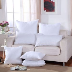 Wit 4 Size Solid Pure Kussen Core Inserts Kussen Vulling Vierkante Kussen Zachte Hoofd Kussen Innerlijke Pp Katoen Filler Bed pillow35
