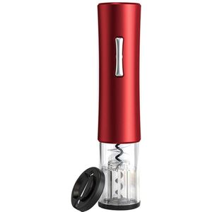'The Best' Electric Automatic Wine Bottle Opener with Foil Cutter Corkscrew Black/Red 889