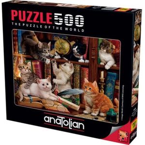 Anatolian Katten En Boeken 500 Stuk Puzzel