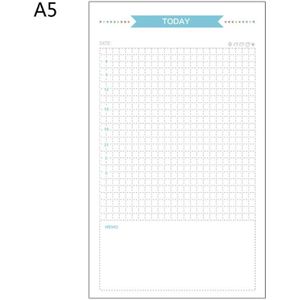 6 Gaten Refill Innerlijke Papier Dagboek Week Maand Planner Voor A5 Losse Blad Notebook