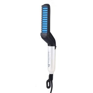 Quick Baard Stijltang Borstel Multifunctionele Haar Curling Elektrische Kam Curler Mannen