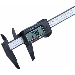 Paquimetro 150 Mm 6 Inch Lcd Digitale Micrometro Elektronische Schuifmaat Gauge Koolstofvezel Micrometer 0.1 Mm