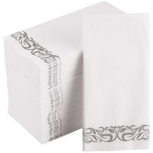 Wegwerp Handdoek, Zachte Absorberende Absorberende Papieren Handdoek Decoratieve Servet Voor Badkamer, Keuken, Bruiloft, Party, diner Of E