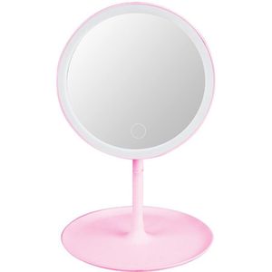 Spiegels Draagbare Vergrootglas Lichtgevende Tafel Spiegel Spiegel Lamp Make Spiegels 90 ° Rotatie Cosmetische Badkamer