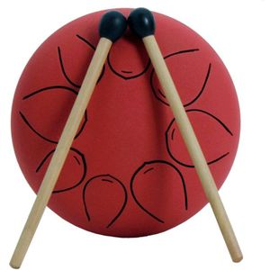 Staal Tong Drum 8 Notes 5 Inch Chakra Tank Drum Staal Percussie Opbergtas En Hamers