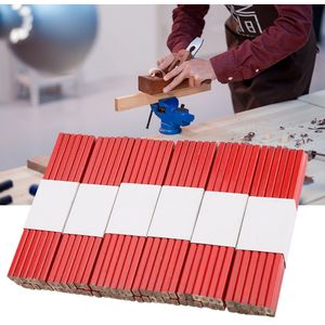 72Pcs Achthoekige Timmerman Potlood Houtbewerking Markering Tool Houten Lood Potloden 175Mm