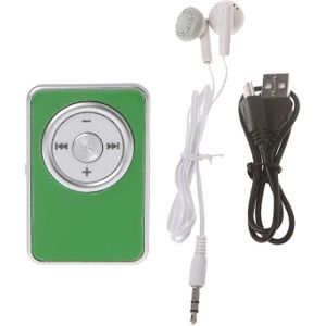 Mini Clip Muziek Media MP3 Speler Ondersteuning Tf Micro Sd-kaart Met Oortelefoon Usb-kabel