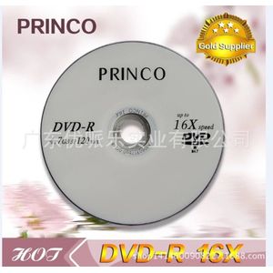 5 Discs Minder dan 0.3% Defect Tarief 4.7 Gb Princo Blank Gedrukt DVD-R Disc