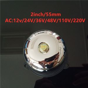 Traditie elektrische bel 2 inch AC 12V 24V 36V 48V 110V 220V 8w 95DB Alarm Bell deurbel School Fabriek Bell