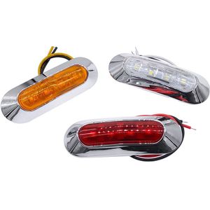 Auto Werklampen Waterdichte Led Side Marker Licht 10-30V Indicator Light Truck Van Led Lamp Geel Rood wit Klaring Lamp