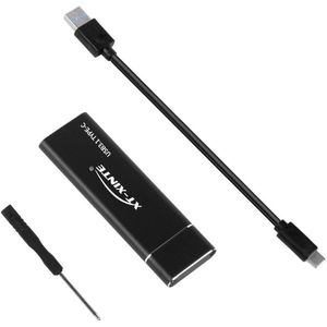 USB3.1 Type-C Om M.2 B Sleutel Sata Voor Ngff Ssd Doos Solid State Drive Behuizing Case 6Gbps m2 Ssd 2280 Harde Schijf Schijf Behuizing
