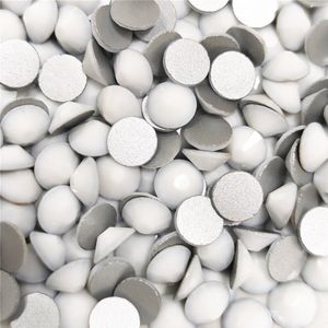 Porselein Wit Niet Hotfix Steentjes Top Strass Multi Kleuren Glas Kristal Stenen Voor Kleding Nail Art Decoraties