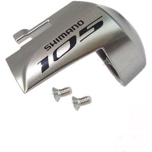 Shimano 105 ST-5800 Hendel Naam Plaat W/Schroef 5800 Links/Rechterhand Zilveren Unghia Vlucht Dek Placchetta comando Plaat