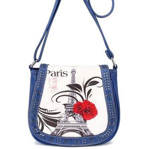 Eiffeltoren Stijlen Vrouw Lederen Messenger Bags Vintage Schoudertassen Luxe Handtassen Vrouwen Shell Tas Bolsa Feminina WW178Z
