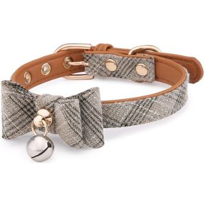 Pet Pu Halsbanden Kleine Hond Vlinderdas Halsband Kat Bell Kragen Strepen Gentleman Stijl 4 Kleuren Verstelbare Puppy Kraag huisdier Product