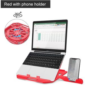 Opvouwbare Draagbare Laptop Stand Kijkhoek/Hoogte Verstelbare beugel Ondersteuning 10-17 inch Notebook