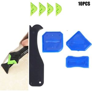 Creatieve Meer In 1 Siliconen Remover Kalefateren Finisher Kit Glad Schraper Grout Kit Tools Plastic Angled Handgereedschap Accessoires