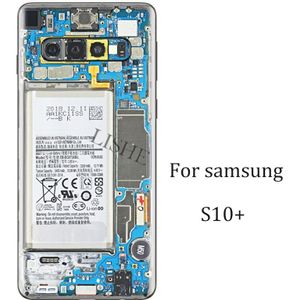 Unieke Telefoon Sticker Voor Samsung S10 S10 + S10e Terug Skin Protector Waterdichte Batterij Component Look Decoratie Stickers