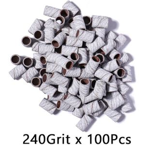 120 #240 # Machine Nail Boren Zebra Schuurbanden Voetverzorging Polijsten Manicure Gel Polish Remover Vervanging Gereedschap cutter