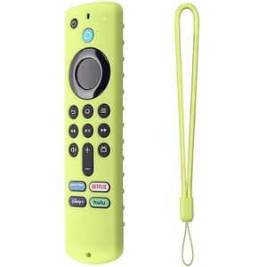 Voor Brand Tv Stok 3Rd Generatie Voice Afstandsbediening Siliconen Case Lichtgewicht Antislip Schokbestendig Met Band