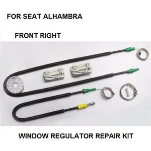 Elektrische raam reparatie clip kit voor seat alhambra/voor ford galaxy/vw sharan elektrische raam regulator reparatie kit front-rechts